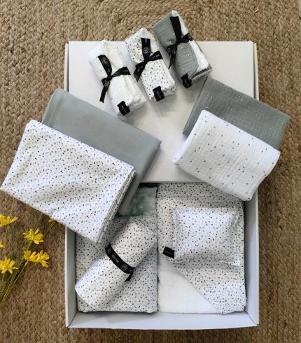 NEWBORN BOX TERRAZO MINT