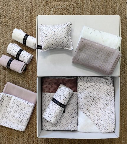 NEWBORN BOX TERRAZO PINK