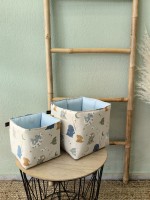 Σετ καλάθια καλλυντικών Baby Dino Blue