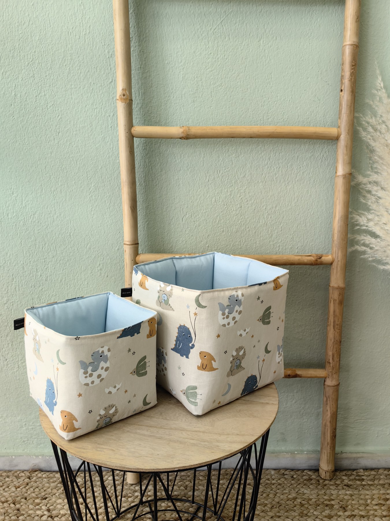 ΚΑΛΑΘΙ BABY DINO 1 Σετ καλάθια καλλυντικών Baby Dino Blue - Image 1
